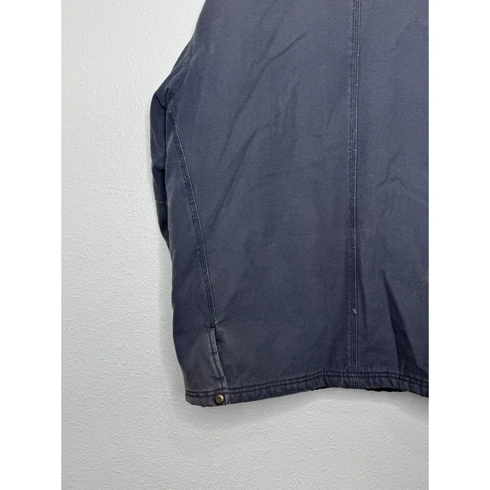 VTG Walls Blizzard Pruf Canvas Jacket Mens Large Chore Barn Work Distressed Coat - Picture 10 of 16